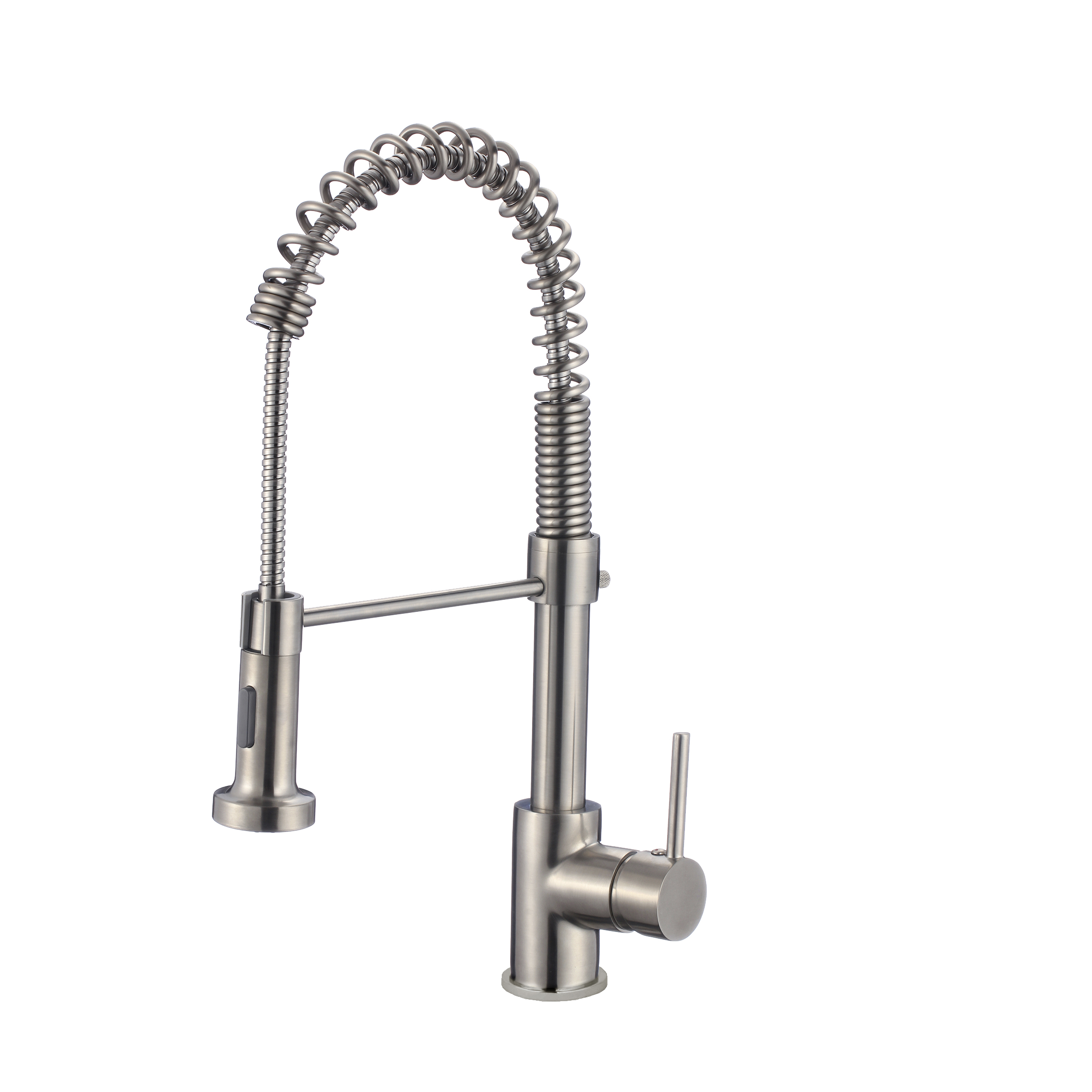 STYLISH Kitchen Sink Faucet Dual Mode Lead Free Brushed Nickel Finish