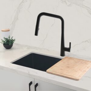 STYLISH Kitchen Sink Faucet  Dual Mode Lead Free Matte Black